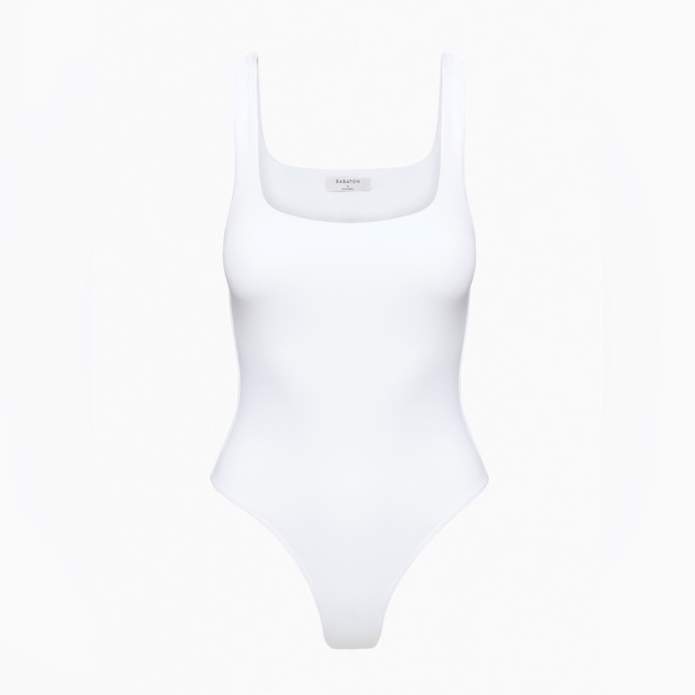 Aritzia White Contour Bodysuit